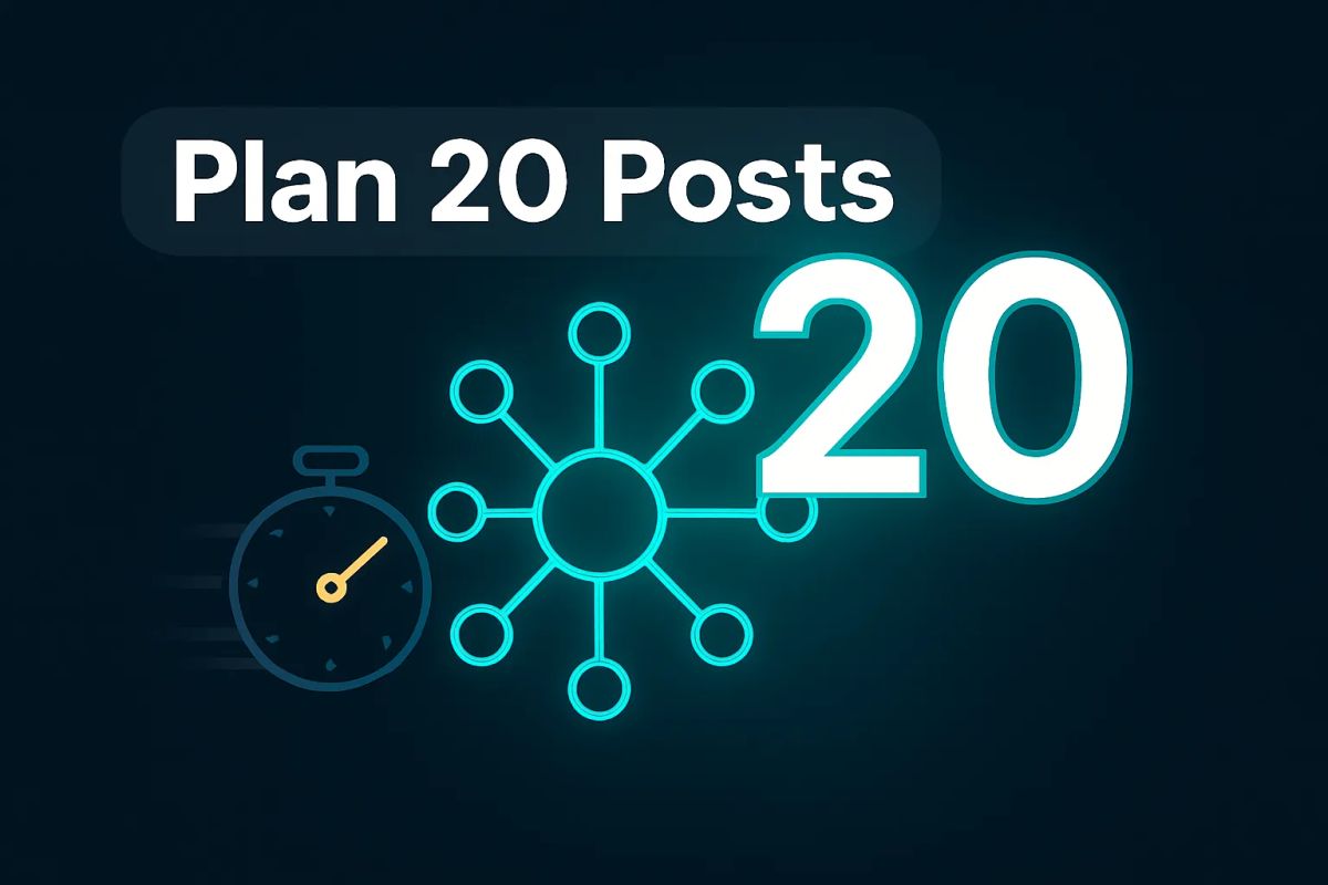 ChatGPT SEO Topic Clusters: A Solo Founder’s 2-Hour Workflow for 20 Posts