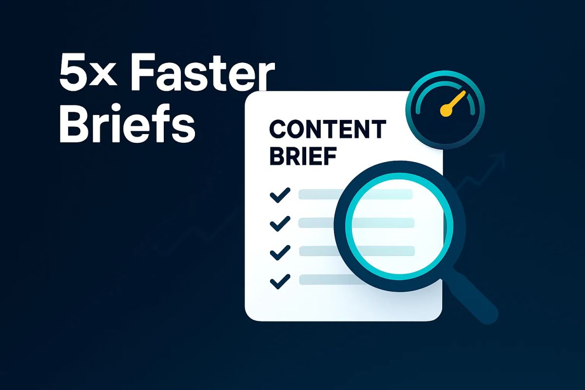 Freelance SEO Writers: Map Search Intent & Create Content Briefs 5× Faster with Frase