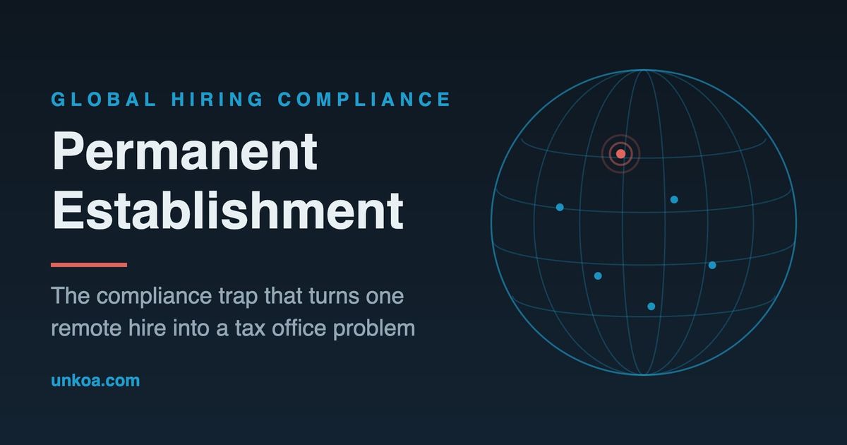 The OECD's New 50% Rule: When a Remote Hire Creates Permanent Establishment (2026 Guide)