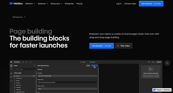 Crafting a Digital Art Gallery in Webflow for NFT Projects and Immersive Exhibitions