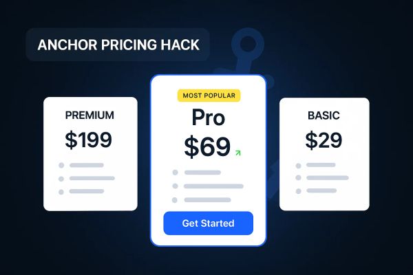 Anchor Pricing Hack: How Solo SaaS Founders Boost Conversions with a Decoy Plan in 2026