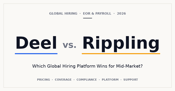 Deel vs. Rippling 2026: Which Global Hiring Platform Wins for Mid-Market Companies?
