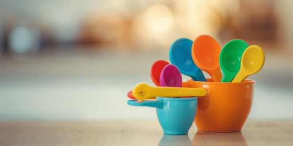 Image of measuring cups and spoons.