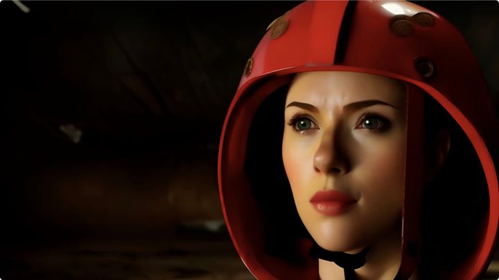 “All the rage was the Scarlet Johansson protective helmet.”