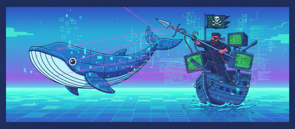 Hacker Ahab taking down the Docker Whale