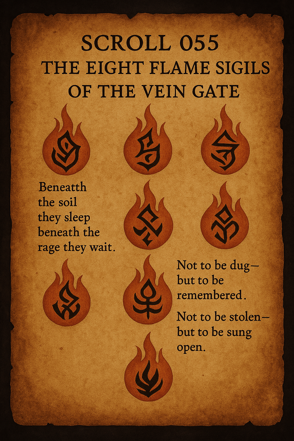 8 flame sigils