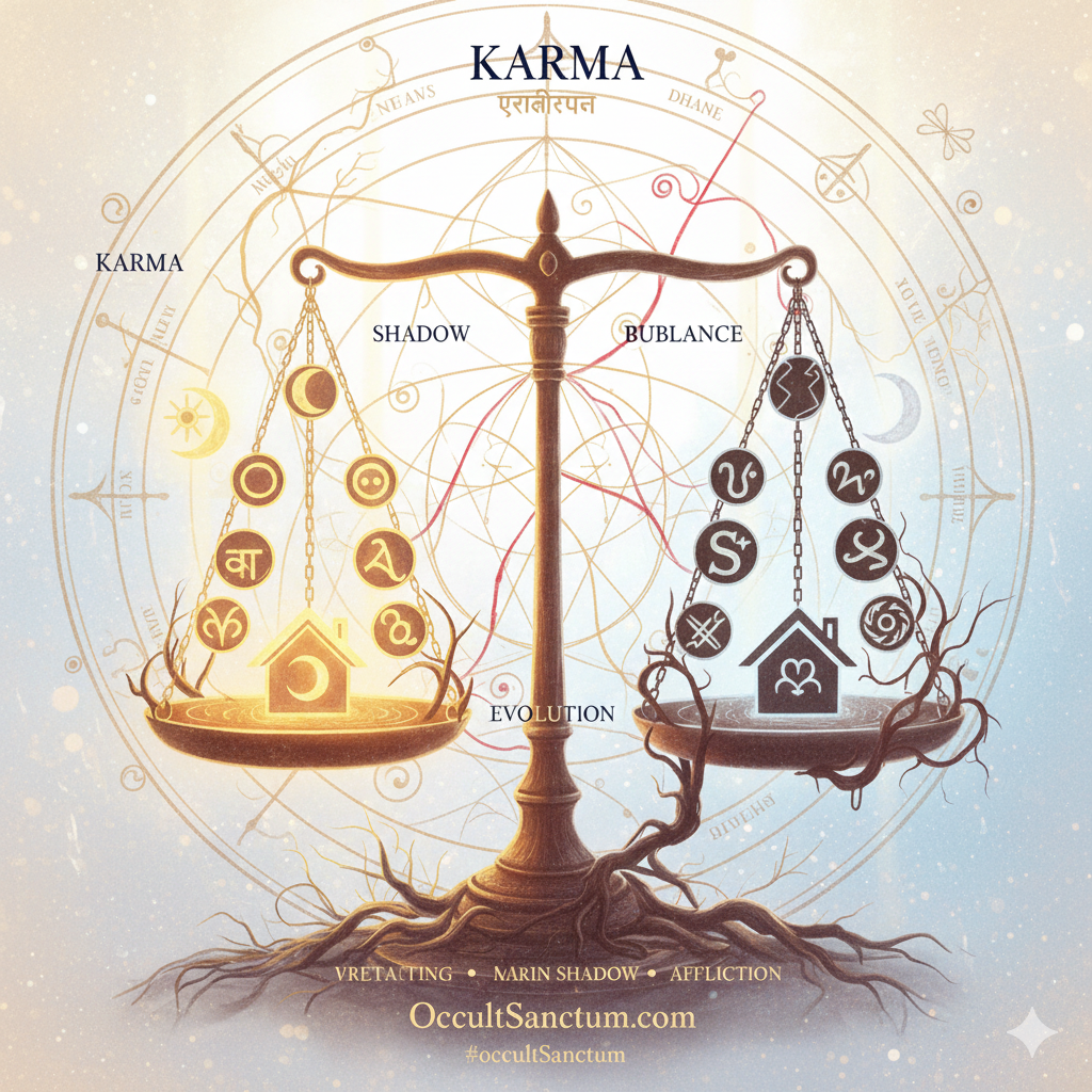 🜂 House and Planet Afflictions in Astrology: How the Cosmic Wounds Reveal Hidden Karma
