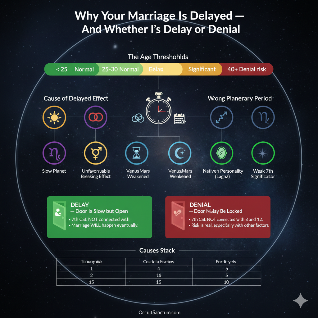 Why Your Marriage Is Delayed — And Whether It’s Delay or Denial