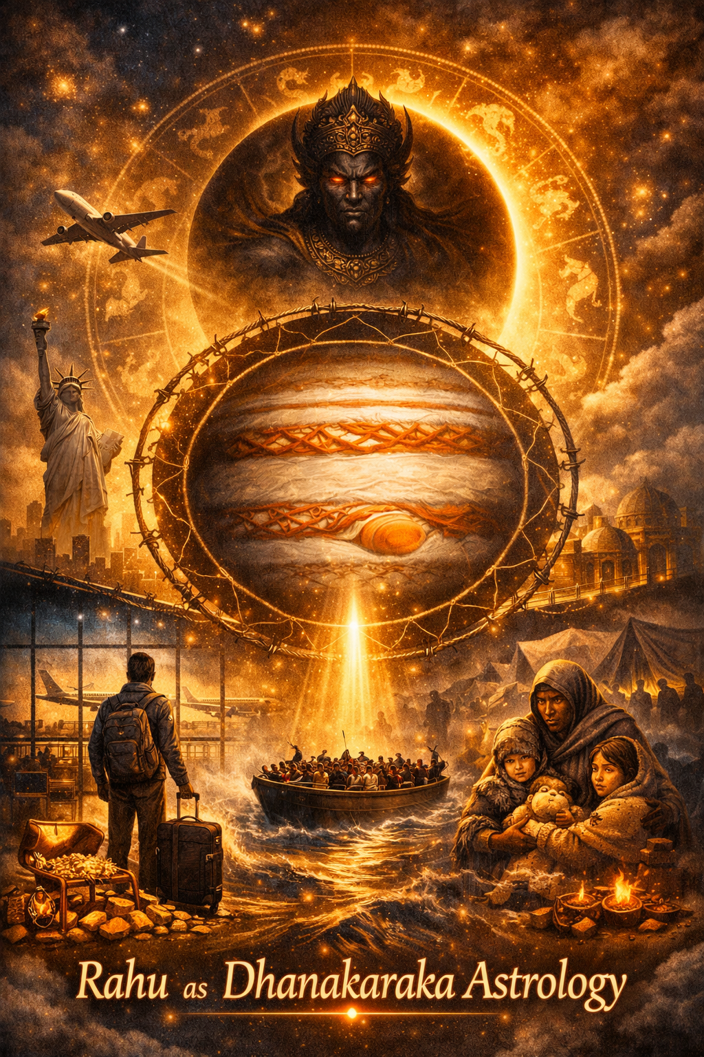 Rahu as the Foreign Karaka — Travel, Settlement, and the Refugee Combination