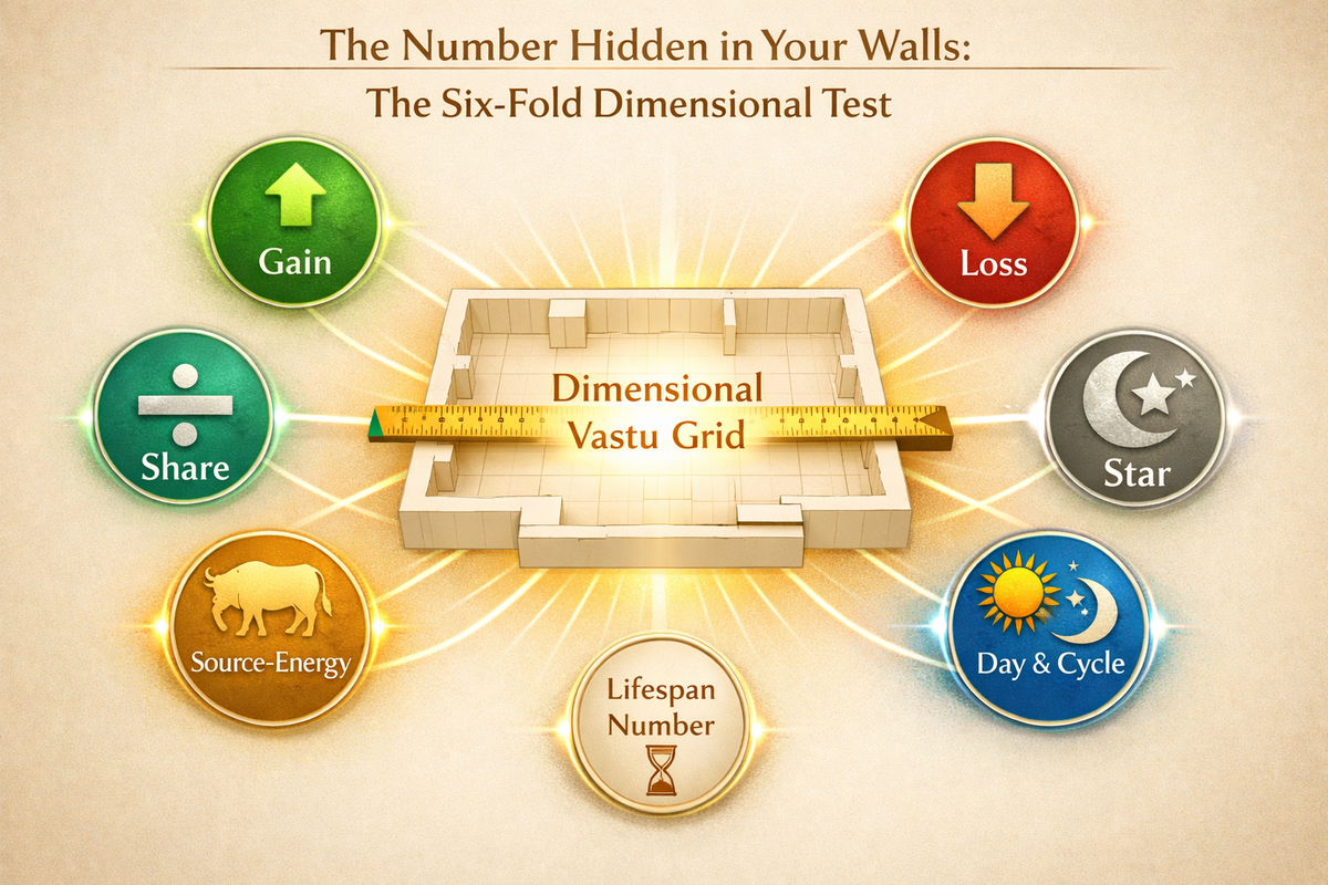 🔢 The Number Hidden in Your Walls: The Six-Fold Dimensional Test