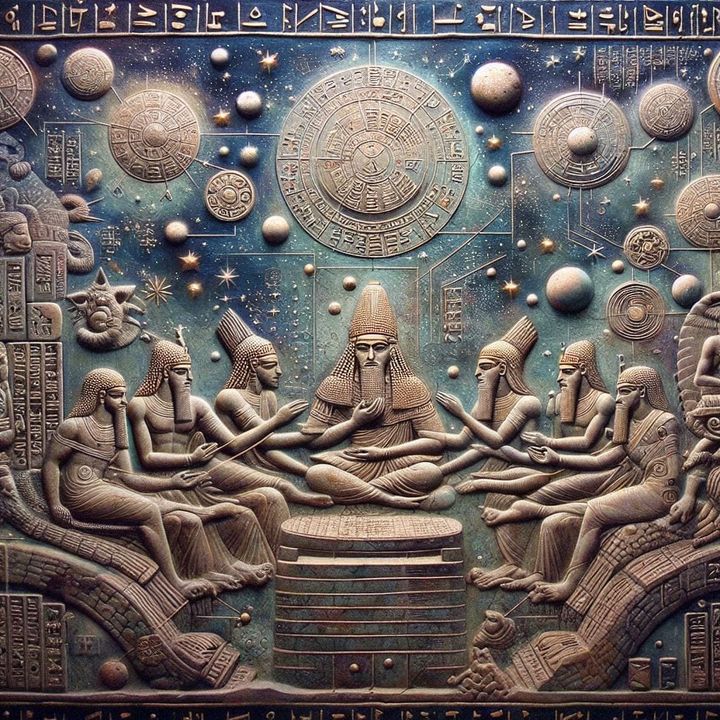 The Seven Tablets - Marduk’s Celestial Architecture: The Fifth Tablet of the Enuma Elish