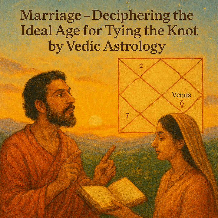 Marriage - Deciphering the Ideal Age for Tying the Knot by Vedic Astrology