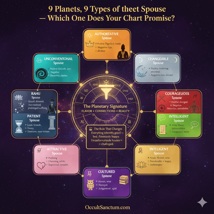 9 Planets, 9 Types of Spouse — Which One Does Your Chart Promise?