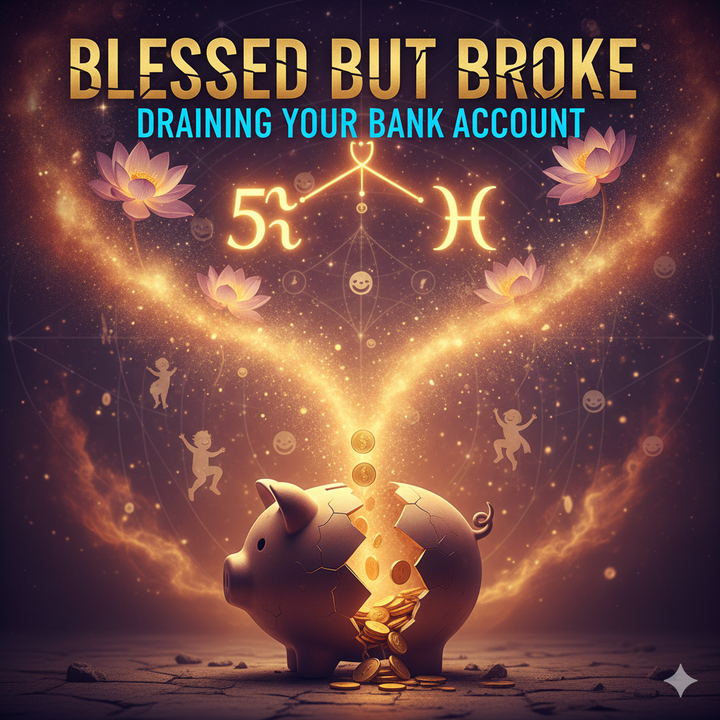 Blessed but Broke: Why the 5th and 9th Houses are Draining Your Bank Account