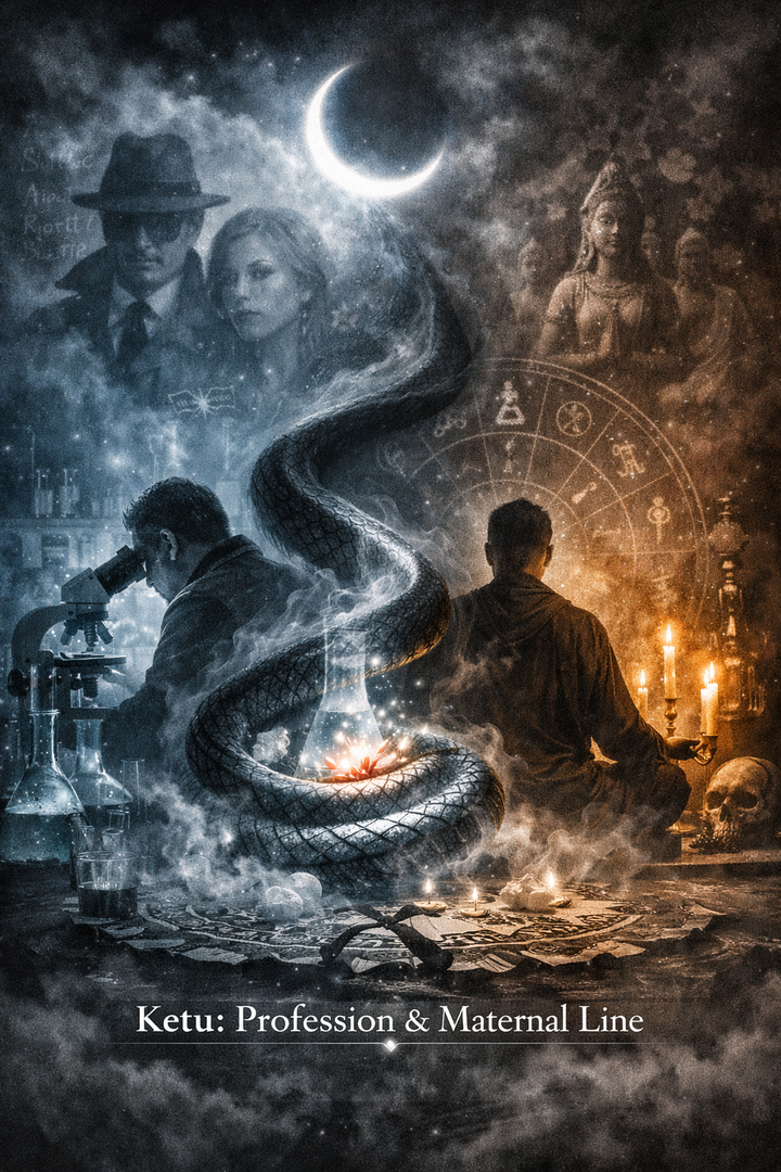Ketu in Profession — Medicine, Investigation, Occult, and Philosophy