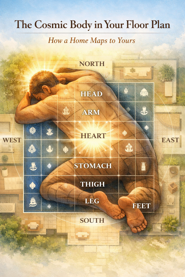 🧍 The Cosmic Body in Your Floor Plan: How a Home Maps to Yours