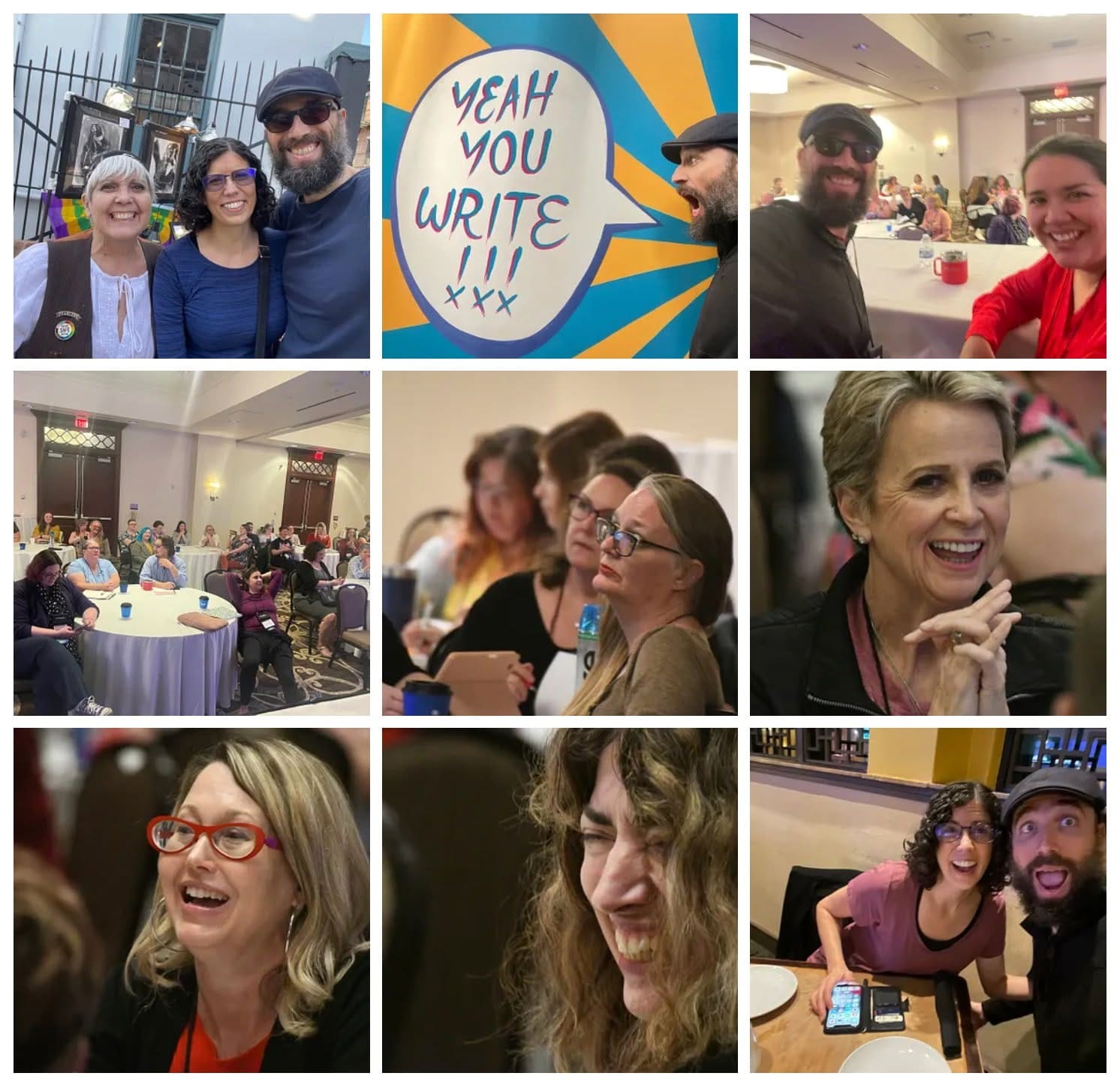 Community moments from writing conferences