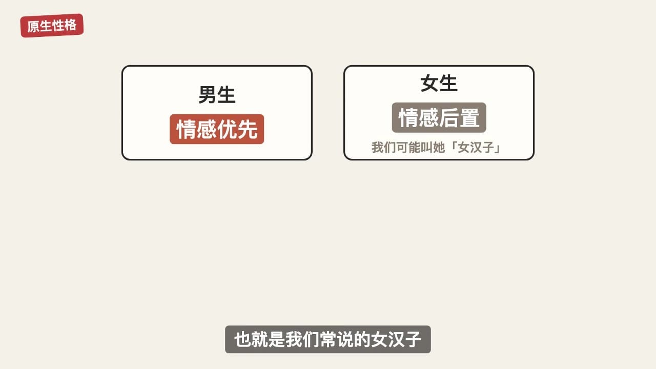 男生可以情感优先,女生也可以情感后置