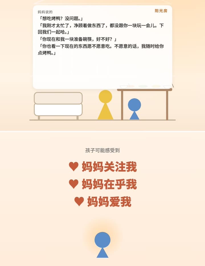 阳光房：妈妈关注我，妈妈在乎我，妈妈爱我