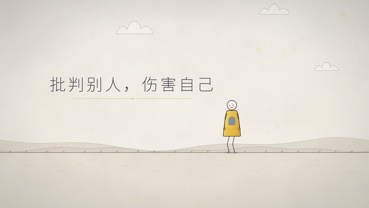 批判别人，伤害自己