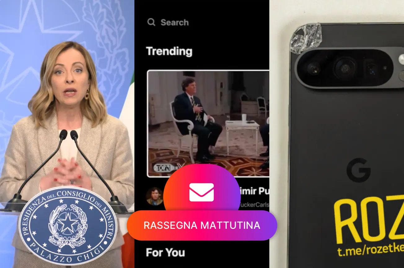 Italia esce Ddl su IA, X lancia app TV, Pixel 9 immagini trapelate