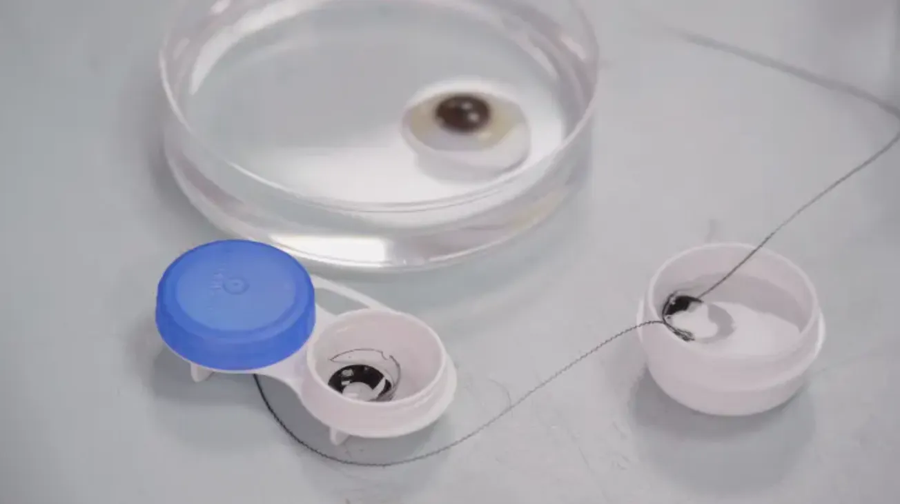Gli scienziati sviluppano una batteria ultra-sottile per lenti a contatto smart che potrebbe essere caricata dalle lacrime