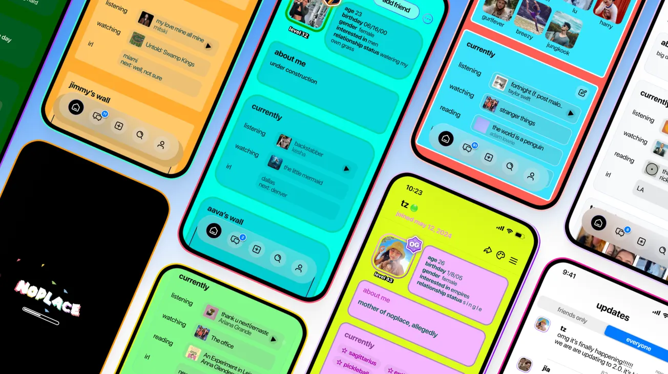 Noplace, una combinazione tra Twitter e Myspace per la Gen Z, raggiunge il primo posto nell'App Store