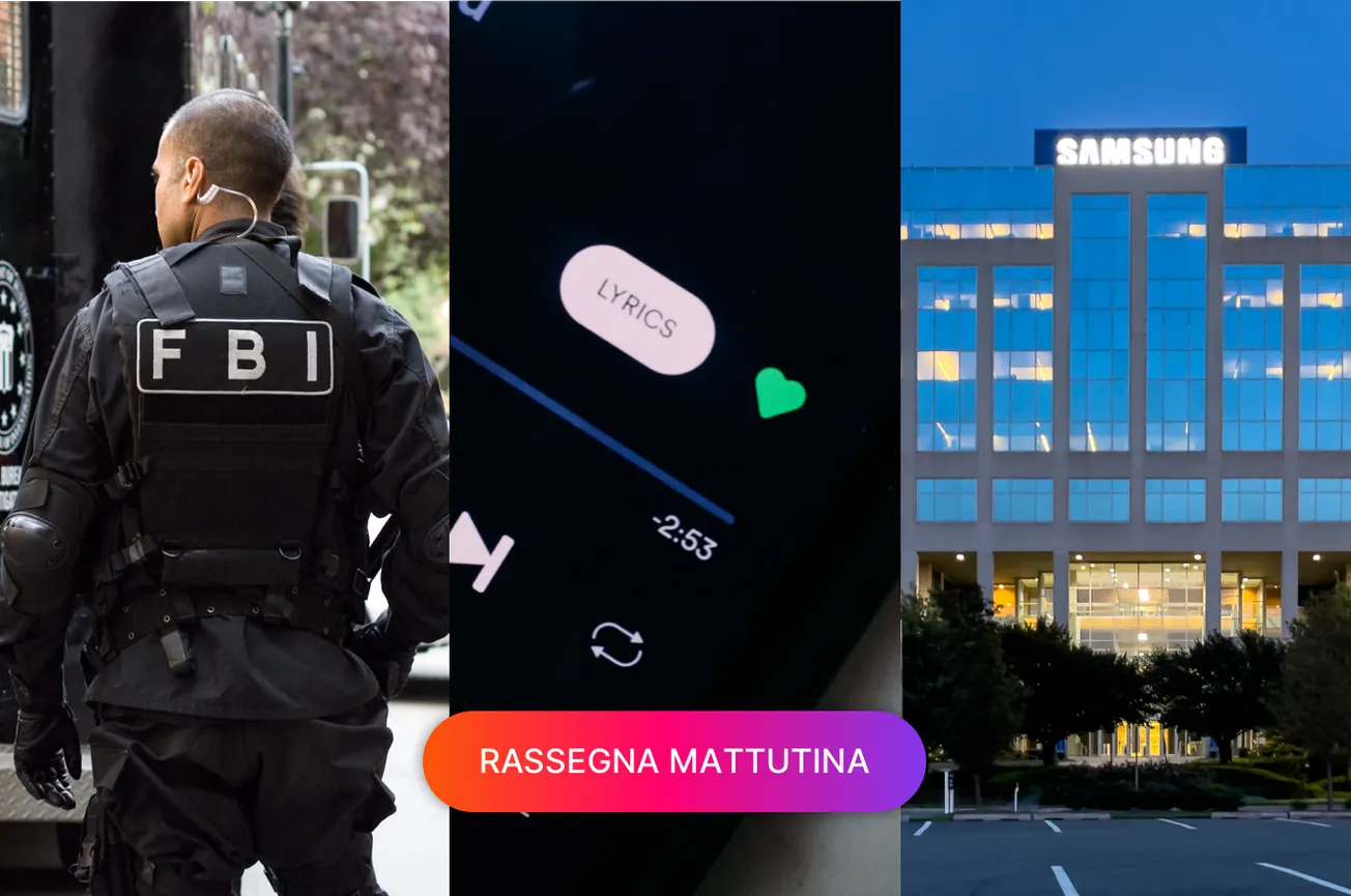 FBI avverte di non usare SMS, Spotify Wrapped 2024, Samsung smart glasses