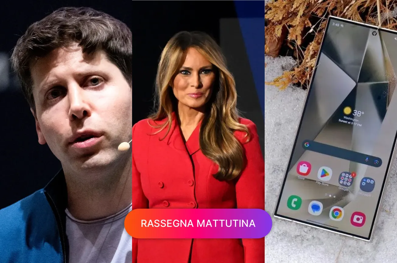 OpenAI vuole allungare la vita umana, Melania Trump lancia un meme coin, Evento Unpacked di Samsung