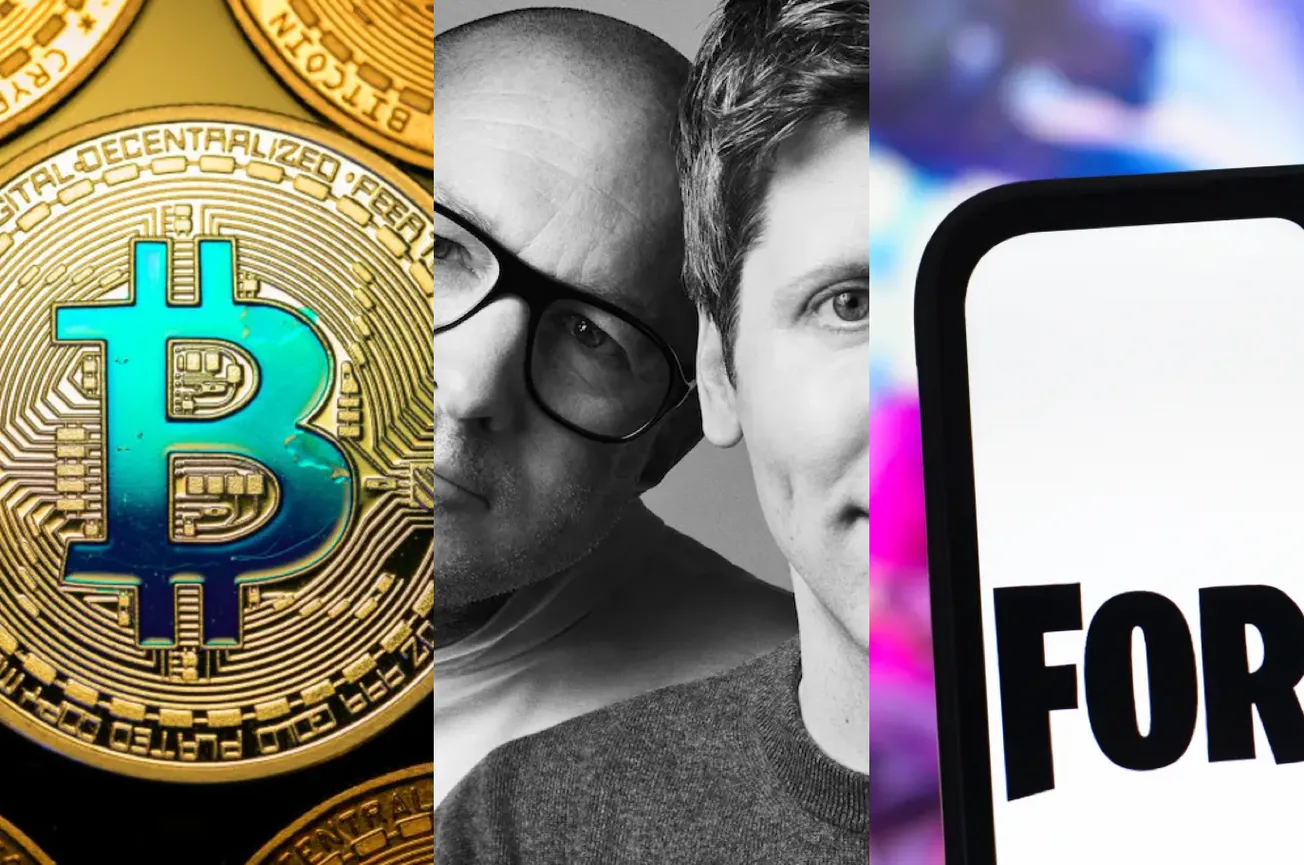 Bitcoin massimi storici, OpenAI si unisce a Jony Ive, Fortnite torna sull'app store
