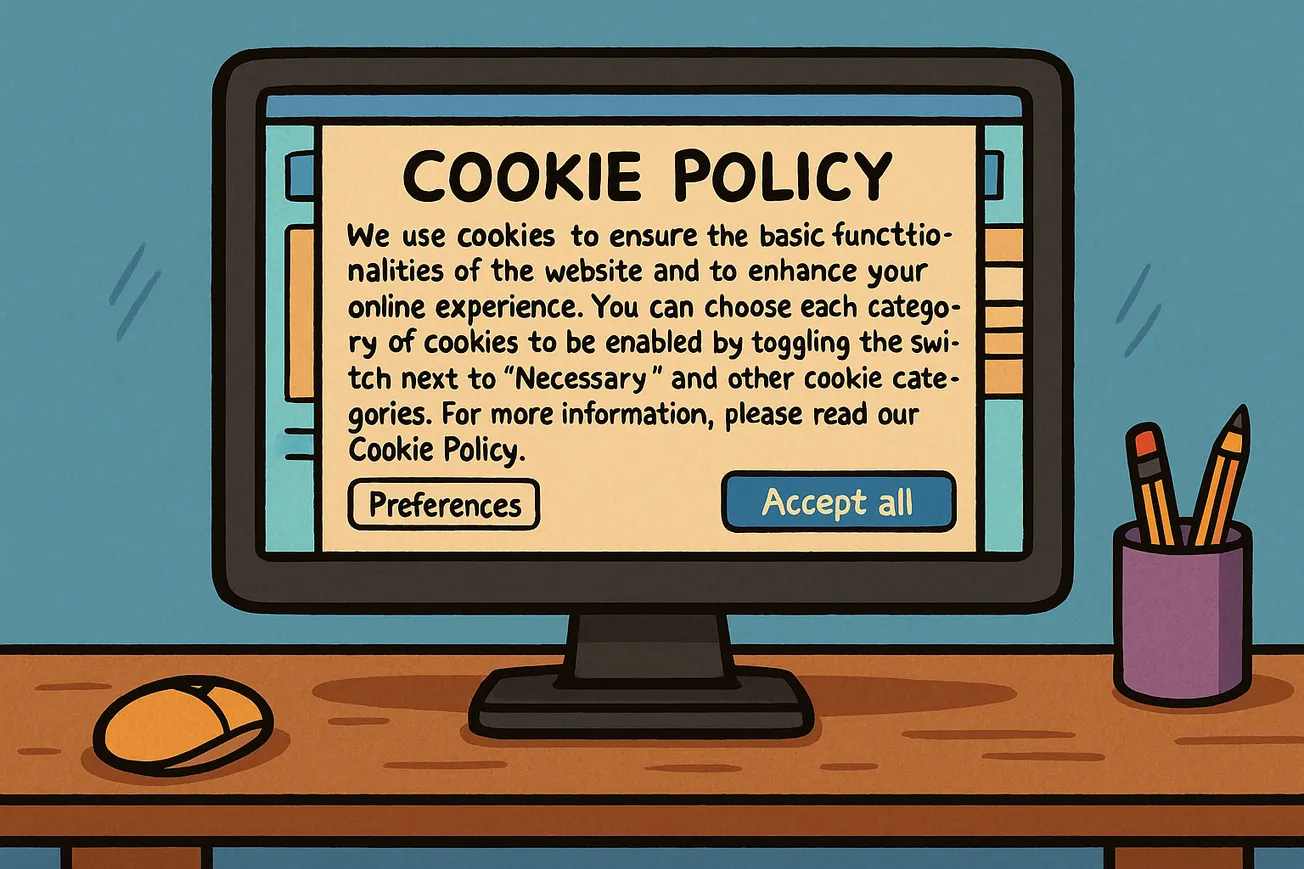 Quello che penso sul banner della cookie policy