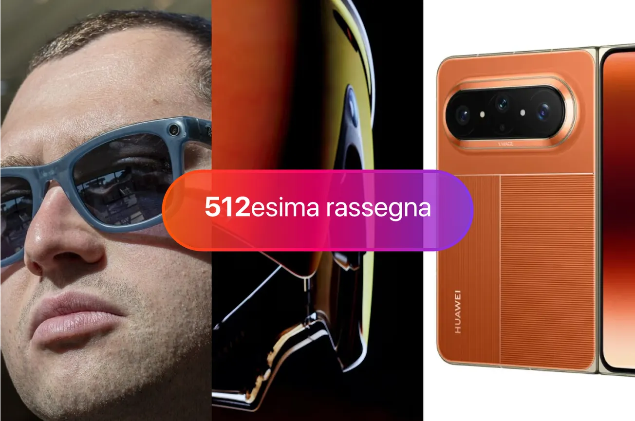 Gli Apple smart glasses, Meta supera Google, il pieghevole grosso di Huawei