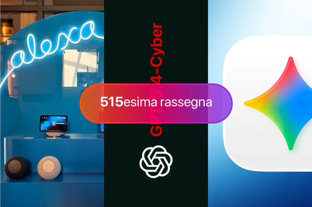 Alexa+ in Italia, GPT-5.4-Cyber, l'app Gemini per Mac