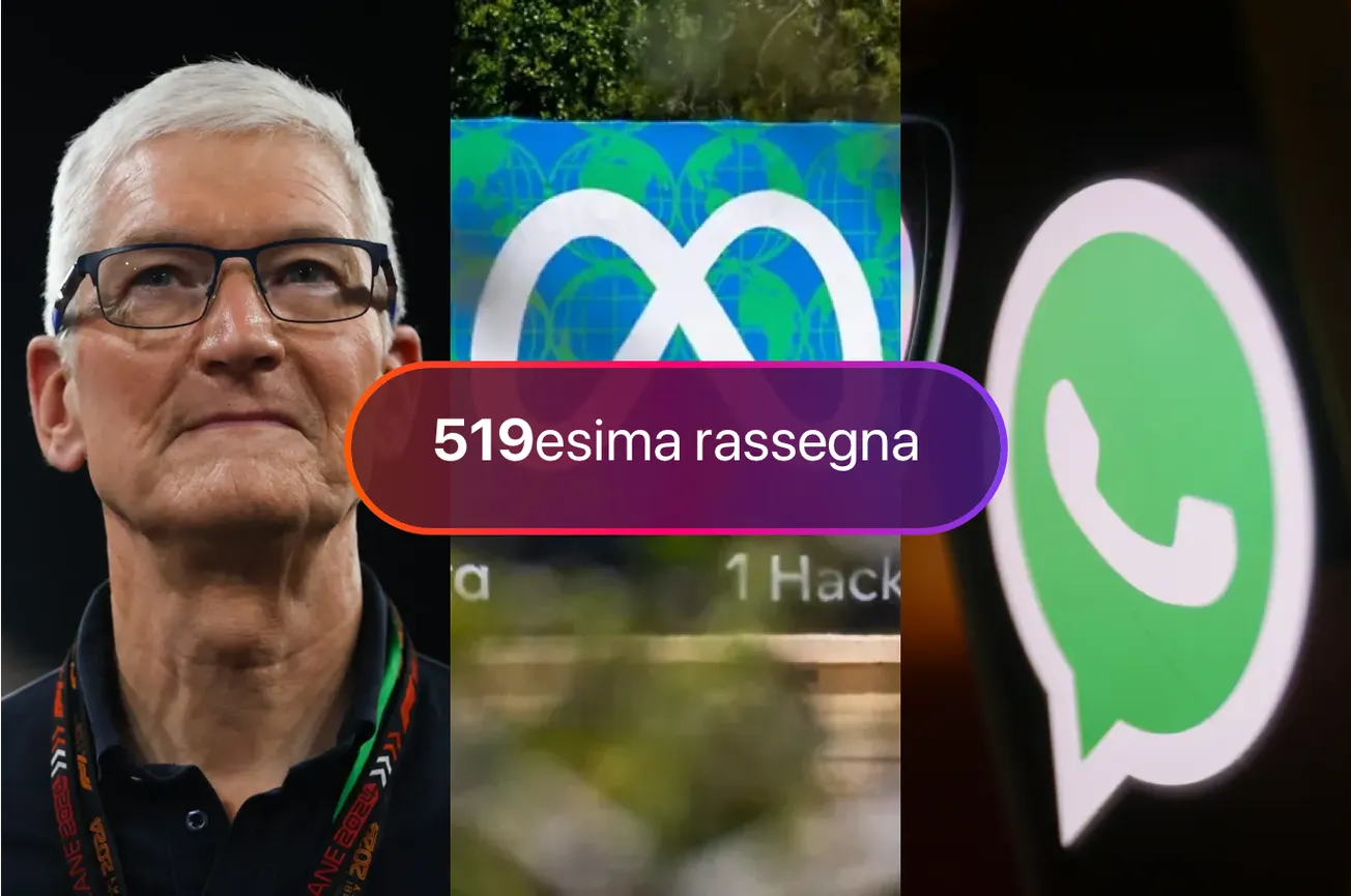 Apple cambia CEO, Meta taglia 8.000 posti, i test di WhatsApp Plus