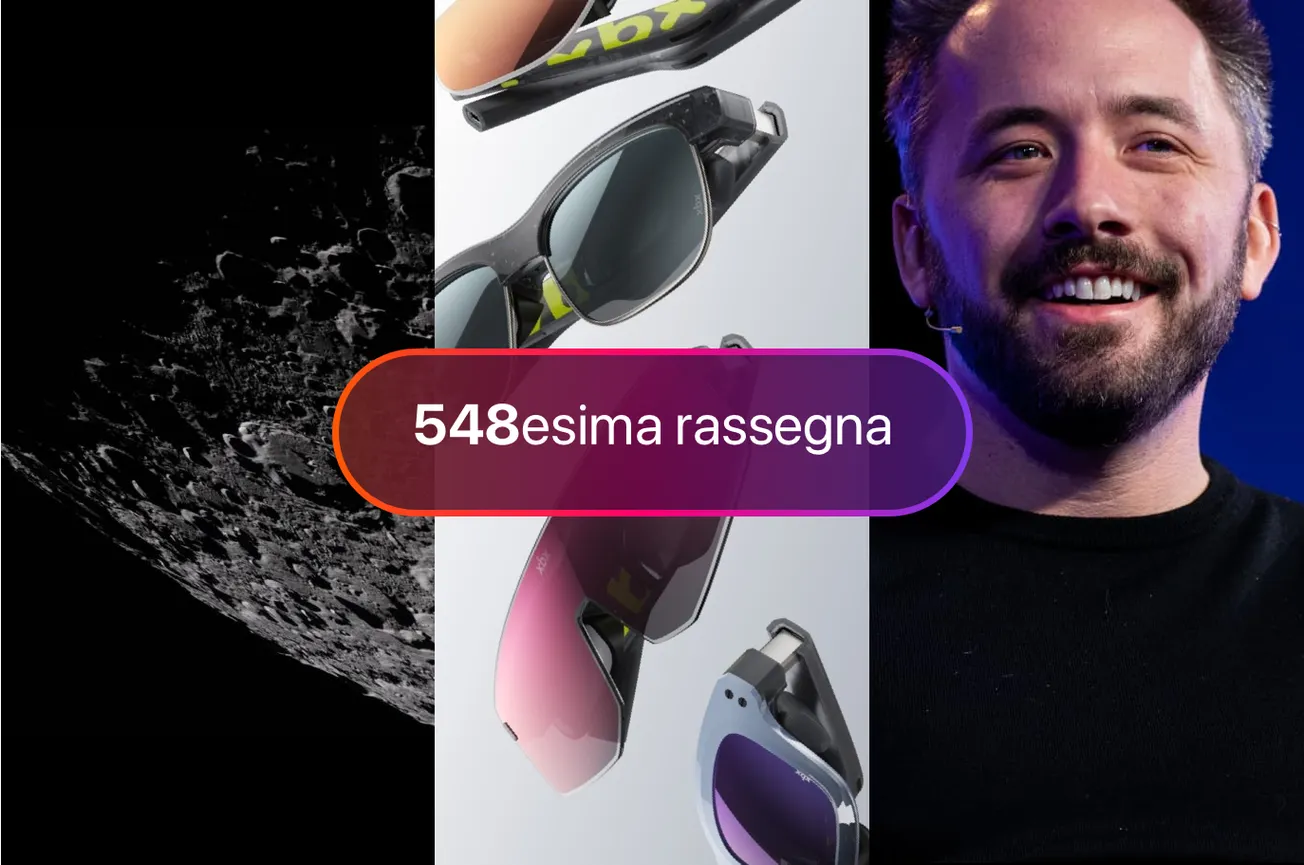 La base lunare della NASA, gli smart glasses di XREAL, il CEO di Dropbox abbandona