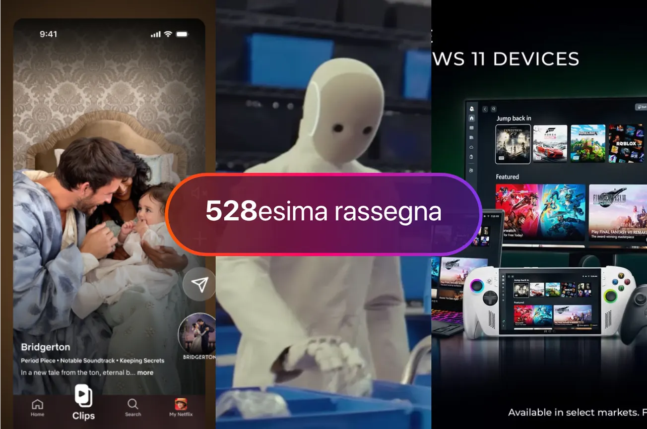 Netflix lancia Clips, 1X avvia fabbrica di umanoidi, Microsoft lancia Xbox Mode