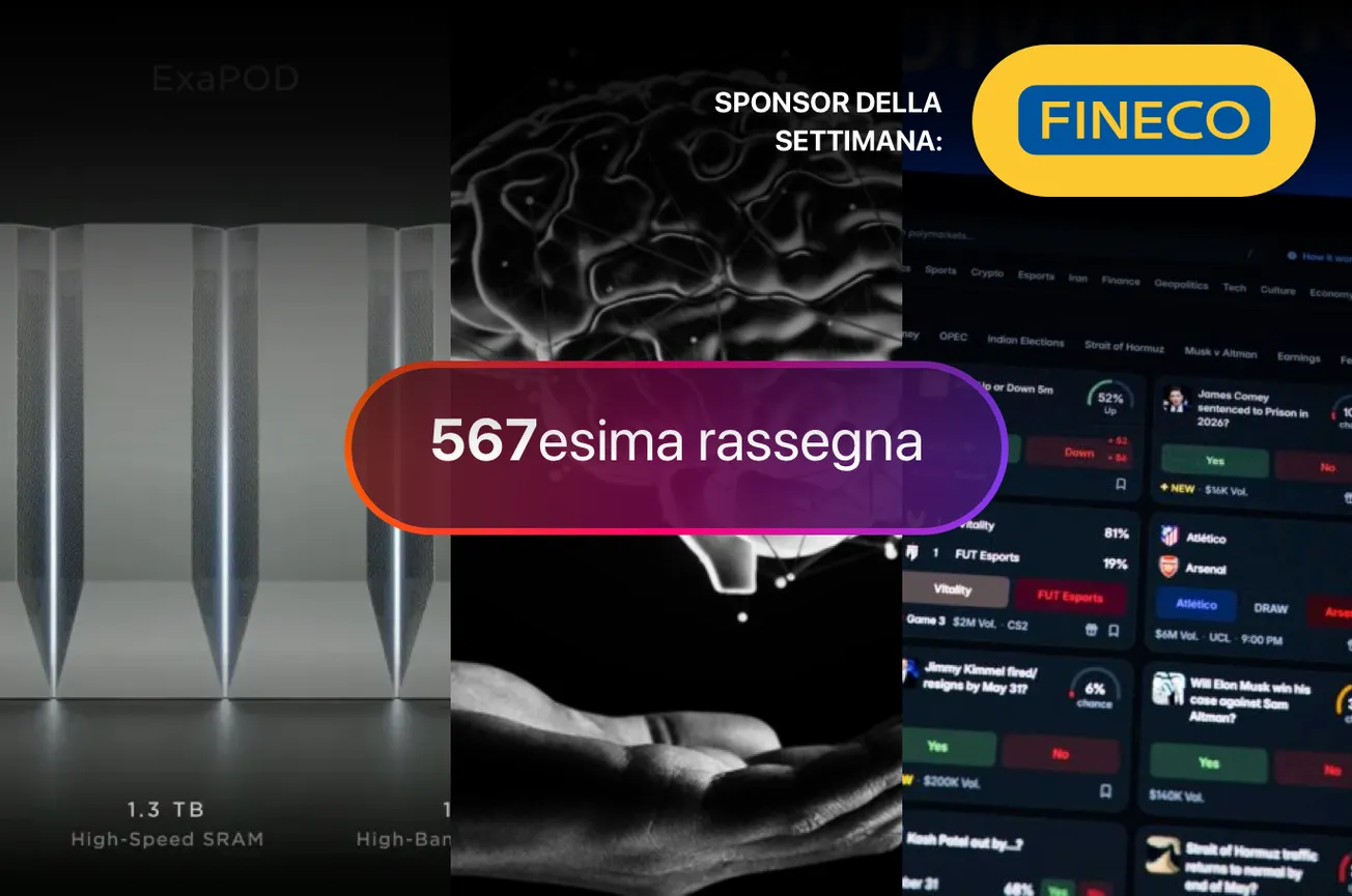 Tesla che presenta Megapod, Perplexity che lancia Brain, le scommesse finte di Polymarket