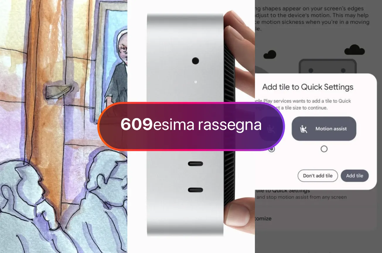 Meta a processo per i minori, Apple prepara il nuovo Mac mini, Google lancia Motion Assist