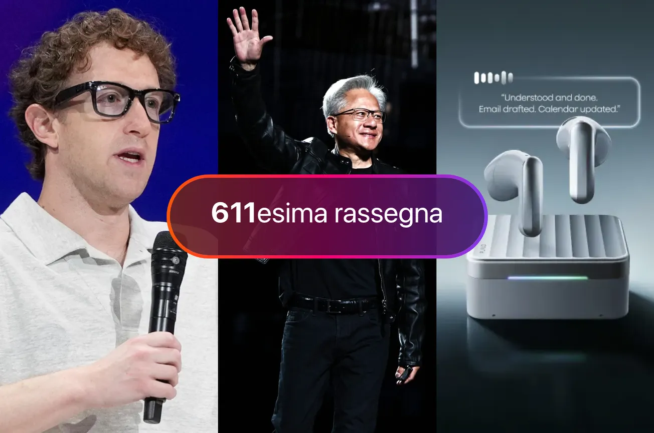 Meta annulla il piano AI sui dipendenti, Nvidia vicina a Hugging Face, gli auricolari eSIM di Plaud