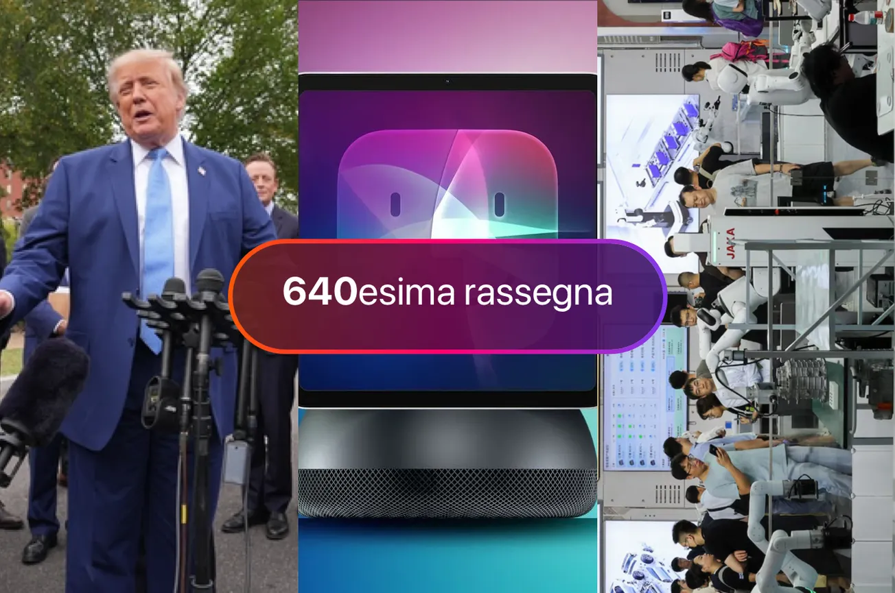 Accordo Trump-big tech sull'AI, l'hub smart home di Apple, anche gli agenti AI cinesi mentono