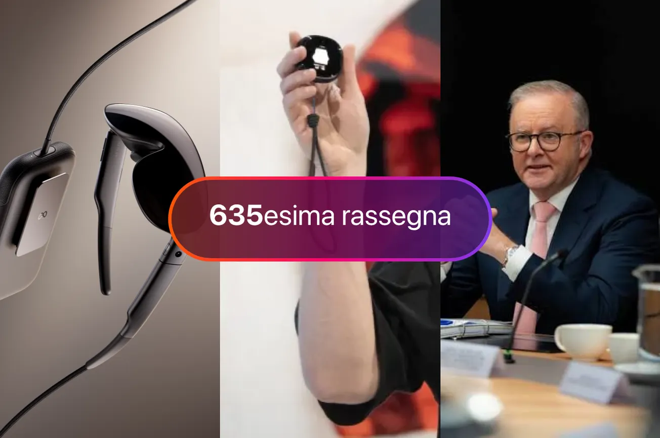 Meta presenta i VR Glasses, arriva Muse Charm, un agente OpenAI viola un sito governativo