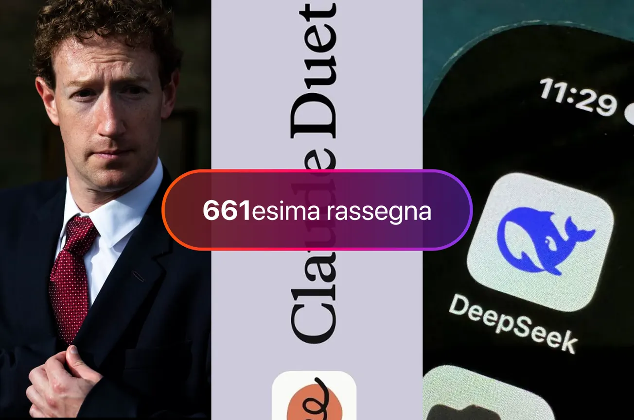 Meta pagherà 25 miliardi per Cambridge Analytica, Anthropic presenta Claude Duet, DeepSeek raccoglie 15 miliardi