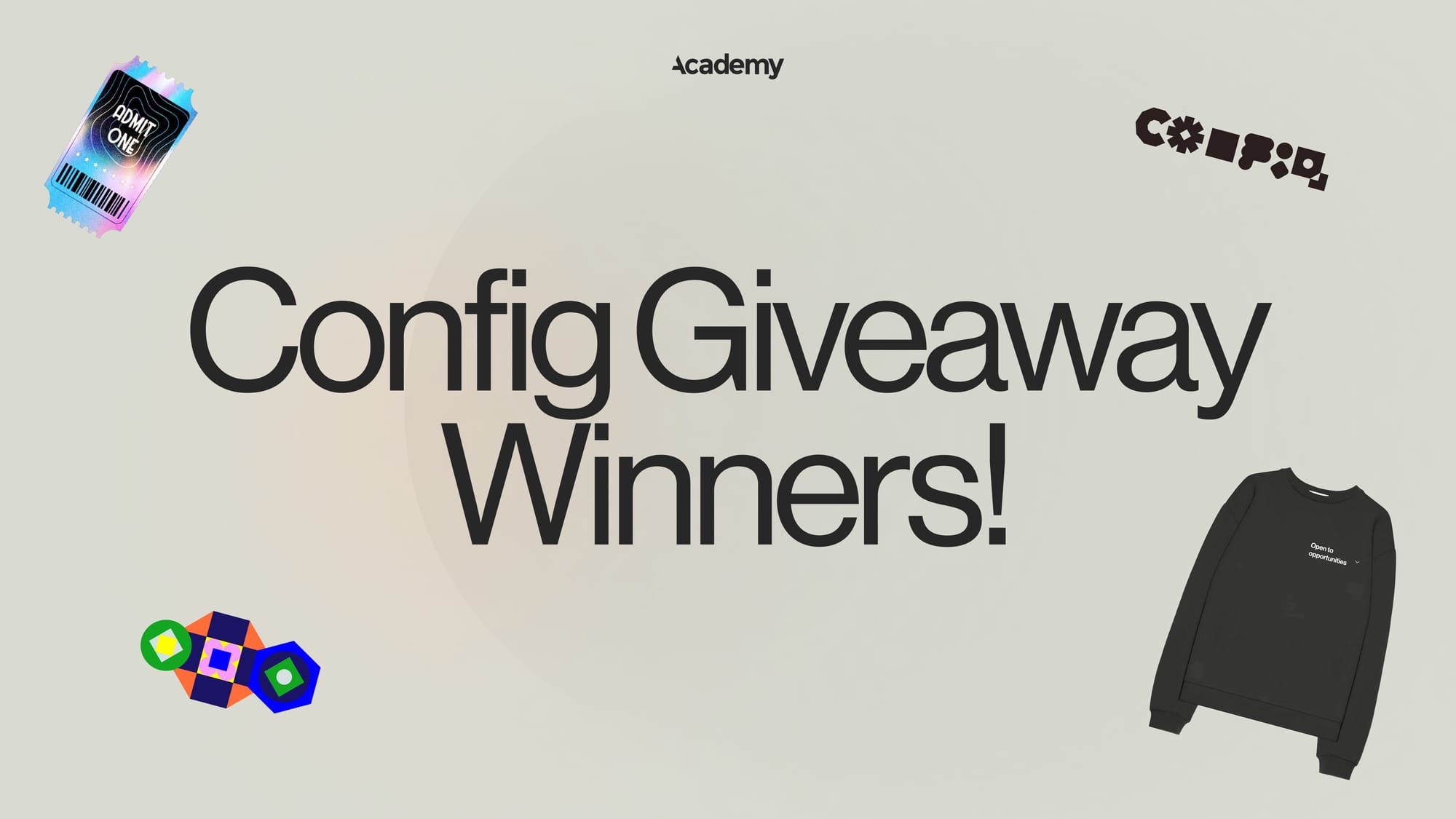 Config Giveaway Winners