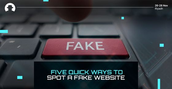 Five quick ways to spot a fake website