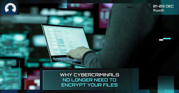 Why cybercriminals no longer need to encrypt your files