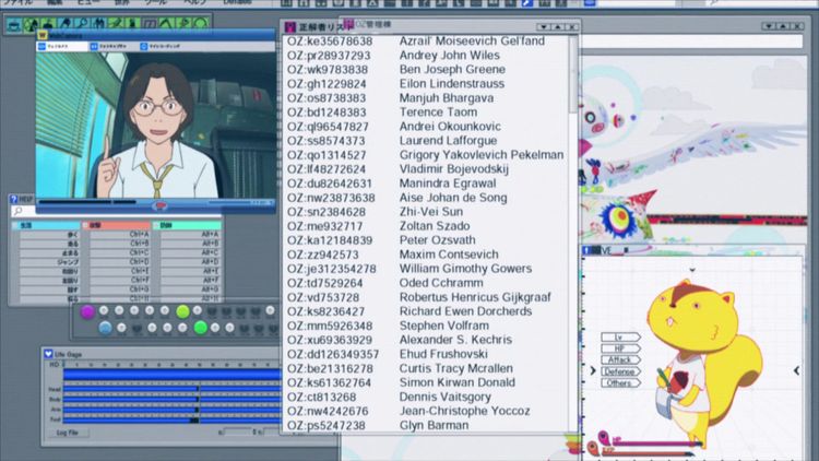 《夏日大作戰》的彩蛋名單