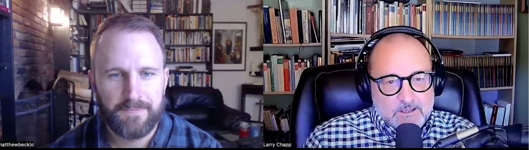 Matthew Becklo of Word on Fire discusses his book "The Way of Heaven and Earth" with Larry Chapp