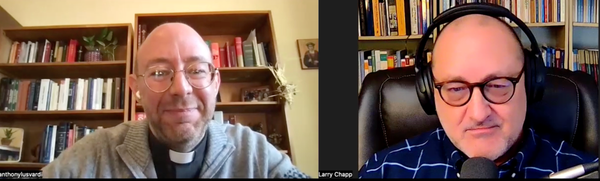 Fr. Tony Lusvardi SJ. discusses his book on the necessity of baptism for salvation with Larry Chapp