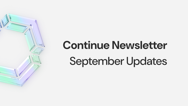 Continue Newsletter: September 2023 Updates