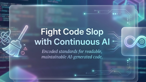 Fight Code Slop with Continuous AI